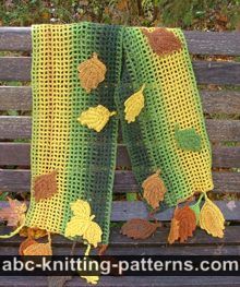 Fall Leaves Scarf