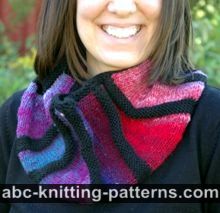 The Cubist Short Row Cowl