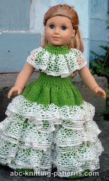 Southern Belle Dress for 18-inch Doll