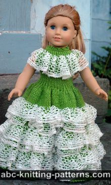 Southern Belle Dress for 18-inch Doll