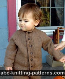 Easy Cable Seamless Child's Cardigan
