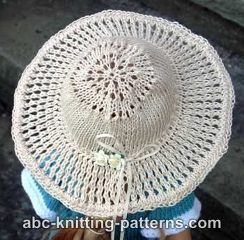 Summer Breeze Hat (Knit Version) for 18-inch Doll
