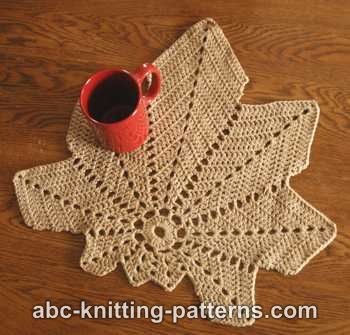 Chestnut Leaf Table Runner and Placemats