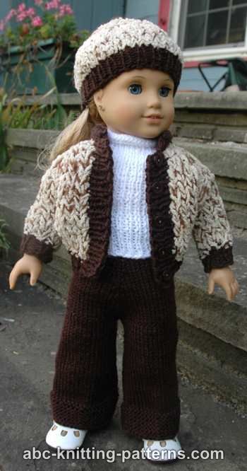 Sporty Snowsuit (Jacket, Pants and Hat) for 18-inch Doll