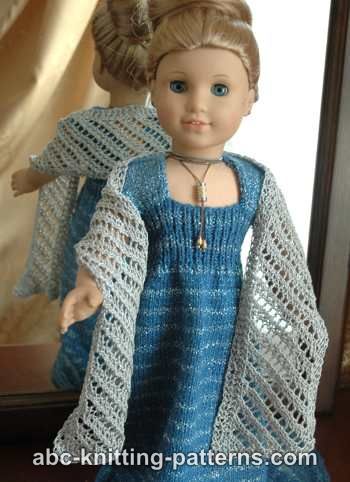 American Girl Doll Lace Wrap/Stole