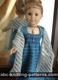 American Girl Doll Lace Wrap/Stole