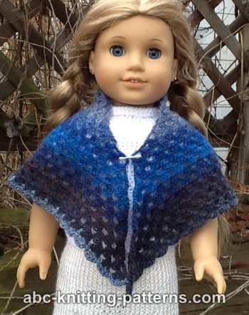 Doll Granny Shawl