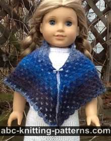 American Girl Doll Granny Shawl