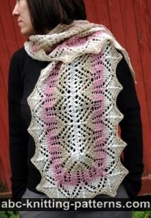 Rose Garden Lace Scarf