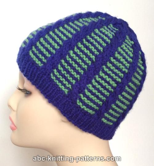 ABC Knitting Patterns - Cute Cables Beanie