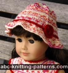 Carolina Summer Hat for 18-inch Doll