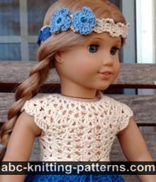 American Girl Doll Seashell Summer Top
