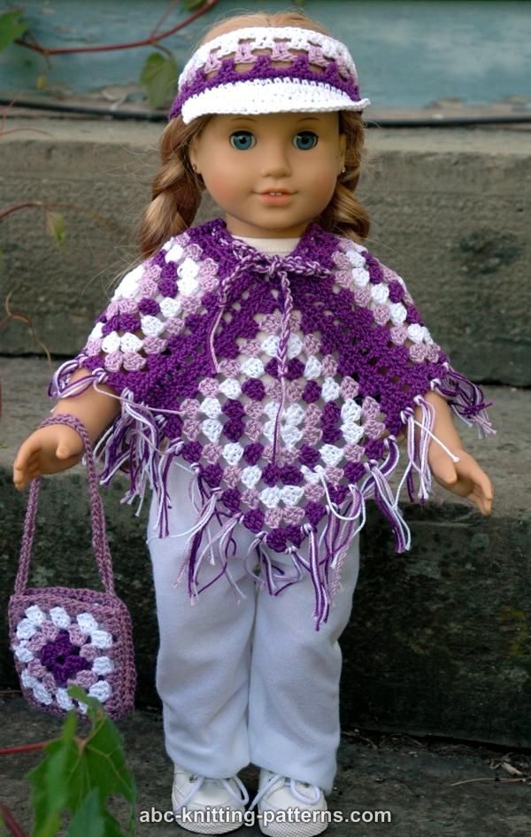 granny square doll crochet pattern