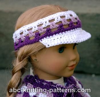 American Girl Doll Visor