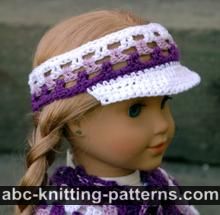 American Girl Doll Visor