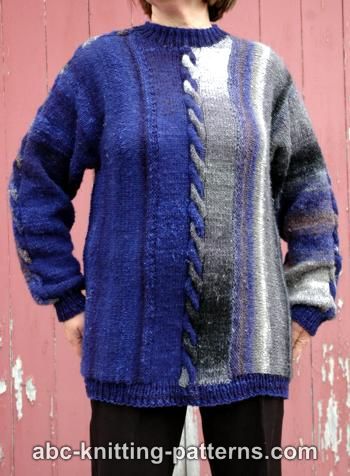 Night by the Fire Color Block Sweater