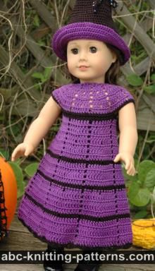 American Girl Doll Witch's Dress