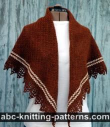 Pretty Stripe Shawl