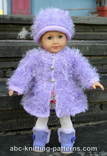 Fur Coat for 18-inch Doll