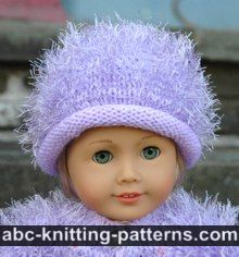 American Girl Doll Fur Hat