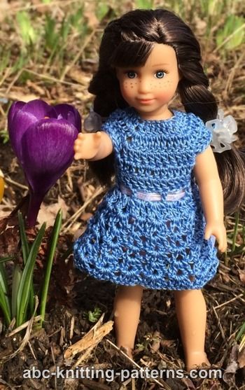 Basic Crochet Sundress for Mini American Girl Doll