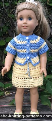 Summer Skirt and Jacket for 18-inch Doll