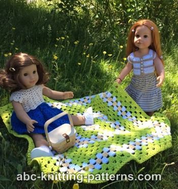 Doll Summer Meadow Afghan
