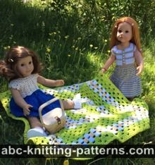 Doll Summer Meadow Afghan