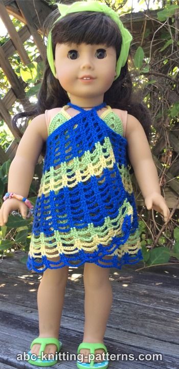 Beach Cover-Up for 18-inch Doll