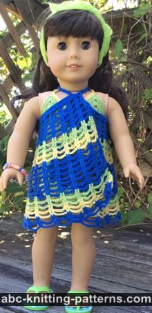 Beach Cover-Up for 18-inch Doll
