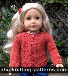 American Girl Doll Country Style Autumn Cardigan