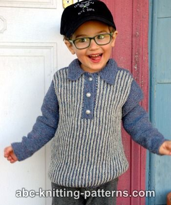 Trendsetter Boy’s Sporty Brioche Sweater