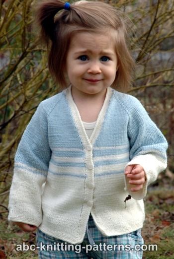 Easy Stripes Seamless Child Cardigan