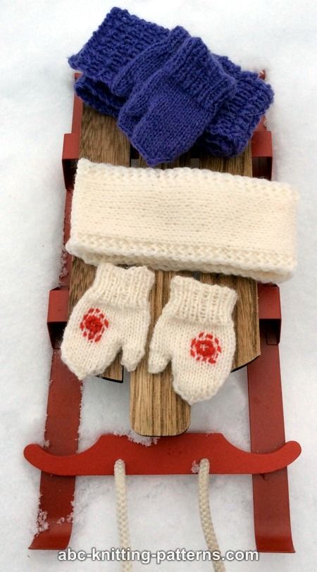 Abc Knitting Patterns American Girl Doll Winter Fun