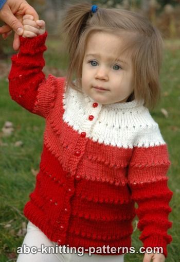 Sweetheart Child's Eyelet Cardigan