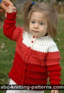 Sweetheart Child's Eyelet Cardigan