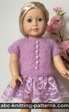 American Girl Doll Tuileries Garden Sweater