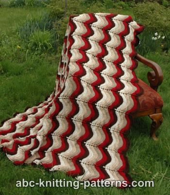 Carnival Bunting Ripple Afghan