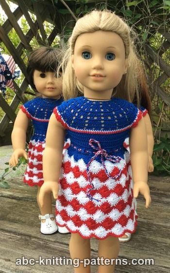American Girl Doll Independence Day Dress