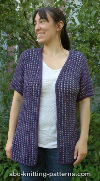 Subtle Mesh Summer Cardigan