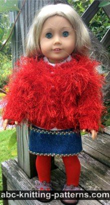 Fun Fur Vintage Jacket for 18-inch Doll