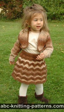 Autumn Gale Child's Cropped Cardigan