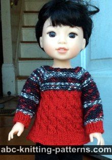 Abc Knitting Patterns Knit Doll Clothes 110 Free Patterns