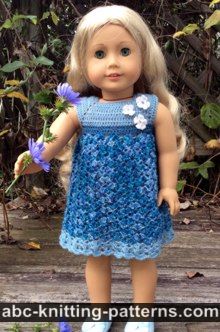 Summer Stream Dress for 18-inch Doll
