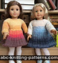 free knitting pattern for dolls clothes