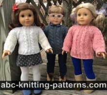 American Girl Doll Aran Sweater