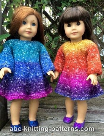 Flair Skirt Dress for 18-inch Doll