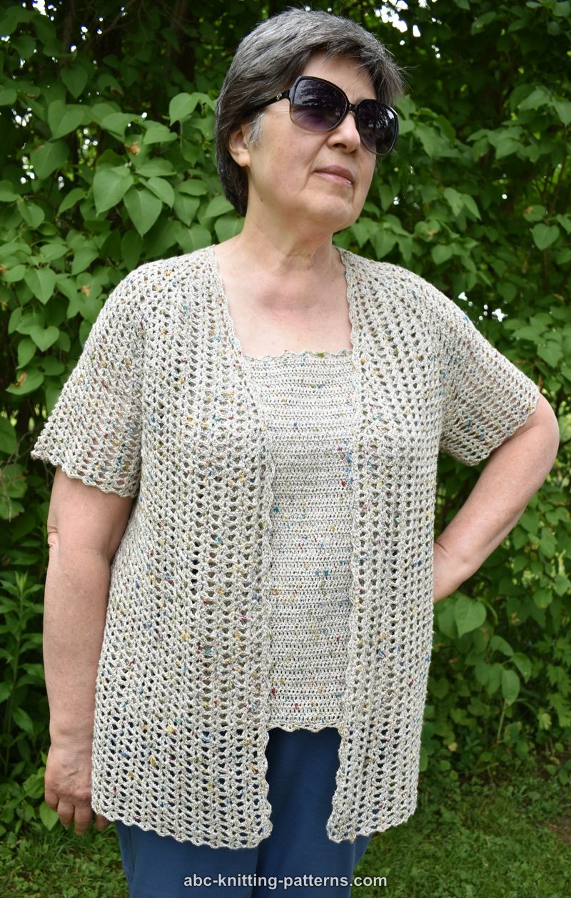 ABC Knitting Patterns La Loire Summer Cardigan