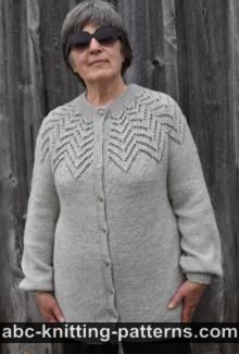 Starburst Lace Yoke Cardigan