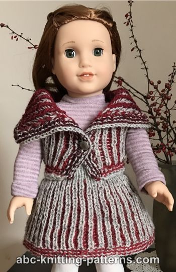 American Girl Doll Warm-in-Brioche Set: Skirt and Vest